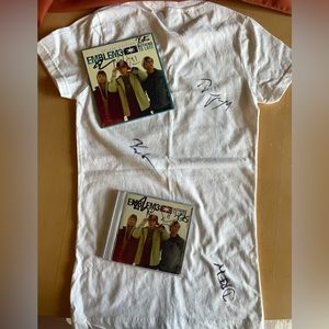 Emblem 3 Signed CDs and T-shirt